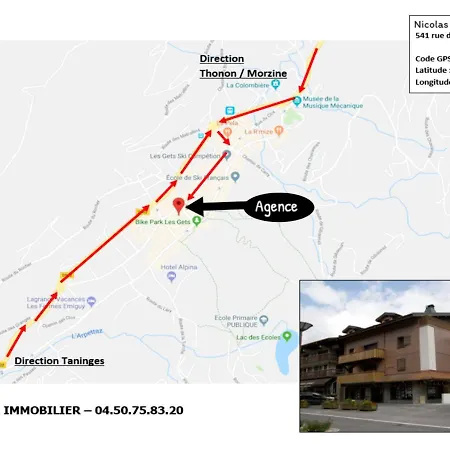Daire Renove Aux Gets, Face Aux Pistes Des Chavannes, Balcon, Equipe. - Fr-1-623-231 Les Gets